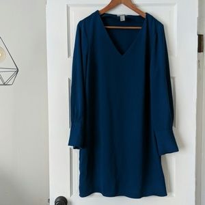 Blue h&m shift dress